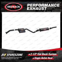 Redback Exhaust System Single Outlet Rear for Holden Commodore Calais VP VR VS