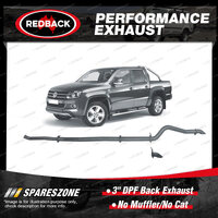 Redback 3" DPF Back Exhaust No Muffler No Cat for Volkswagen Amarok 2H 2.0L