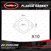 10 pcs Redback Flange Gaskets for Mazda B-Series Bravo MPV 01/1990-09/1999