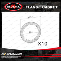 10 pcs Redback Flange Gaskets for Toyota Hilux Celica Landcruiser Tarago