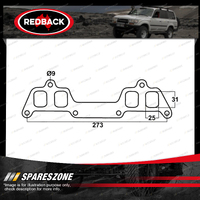 1 pc Redback DSF Exhaust Manifold Gasket for Mazda UB NA VC VB MA 4 Cylinders