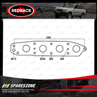 Redback DSF Exhaust Manifold Gasket for Suzuki Baleno SY416 Grand Vitara SE G16B