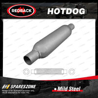 Redback Hotdog - 90mm 3-1/2" Round 250mm 10" Long 63mm 2-1/2" Mild Steel