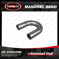 Redback Mandrel Bend 180 Degree - Outside Diameter 57mm 2-1/4" Aluminised Steel