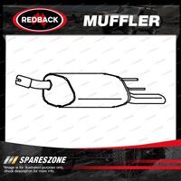 1 piece of Redback Brand Muffler for Holden Barina 01/1994-01/1998