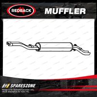 Redback Rear Muffler for Mercedes Benz S-Class 300 SEL 09/1985-06/1991