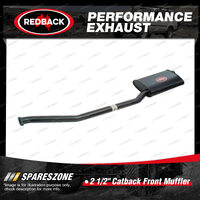 Redback 2 1/2" Catback Front Muffler Assy for Ford Fairmont Falcon AU EB ED EF