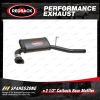 Redback 2 1/2" Catback Rear Muffler Assembly for Ford Fairmont Falcon AU AU2 AU3