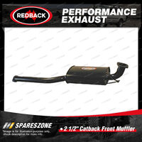 Redback 2 1/2" Catback Front Muffler Assembly for Ford Fairmont Falcon BA BF