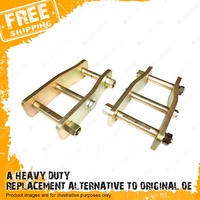 Pair Rear Trupro Leaf Spring Extended Shackles for Holden Colorado RG 12-20