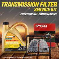 Ryco Transmission Filter + Full SYN Oil Kit for Holden Rodeo RA 4CYL V6 03-08