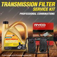 Ryco Transmission Filter + Full SYN Oil Kit for Toyota Landcruiser UZJ VDJ200