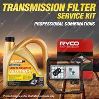 Ryco Transmission Filter + Full Synthetic Oil Kit for Holden Commodore VB V8 5.0