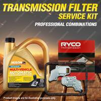 Ryco Transmission Filter+ Full SYN Oil Kit for Toyota Landcruiser Prado KZJ90 95