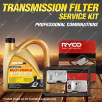 Ryco Transmission Filter + Full SYN Oil Kit for Toyota Hilux RZN149 4CYL 2.7