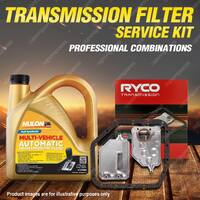 Ryco Transmission Filter + Full Synthetic Oil Kit for Toyota Corolla AE80 82 86