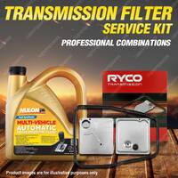 Ryco Transmission Filter + Full SYN Oil Kit for BMW 730i 735i 735iL 750i iL E32