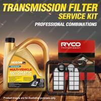 Ryco Transmission Filter + SYN Fluid Kit for Daewoo Leganza Load Runner 4Cyl