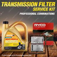 Ryco Transmission Filter+ SYN Fluid Kit for Ford Capri GT Cortina MK TC TD TE TF