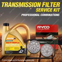 Ryco Transmission Filter + SYN Fluid Kit for Porsche 911 944 S2 4Cyl 5Cyl VW089