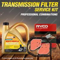 Ryco Transmission Filter + SYN Fluid Kit for Mitsubishi Colt RA 4Cyl 1980-1982