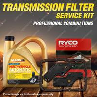 Ryco Transmission Filter + SYN Fluid Kit for Jaguar S TYPE 3 V6 3.0L 1999-2008