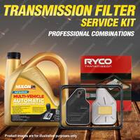 Ryco Transmission Filter + SYN Fluid Kit for Daewoo Korando Musso Rexton M74LE