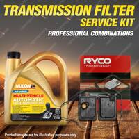 Ryco Transmission Filter + SYN Fluid Kit for Hyundai Santa FE CM DM 4Cyl V6