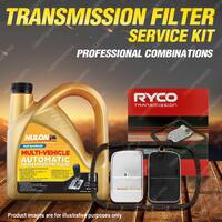 Ryco Transmission Filter + SYN Fluid Kit for Jaguar XJ XJR X350 X351 XKR X150 XF