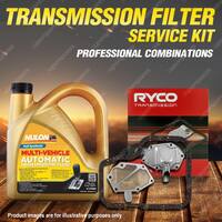 Ryco Transmission Filter + SYN Fluid Kit for Mazda 121 Funtop Metro DW 1.3L