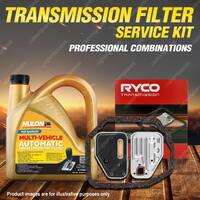 Ryco Transmission Filter + SYN Fluid Kit for Mitsubishi Galant HG HH 4cyl 2 4G63