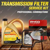 Ryco Transmission Filter + SYN Fluid Kit for Ford Festiva WA 4Cyl 1.3L 1989-1994