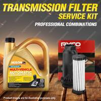 Ryco Transmission Filter + SYN Fluid Kit for Ford Focus LV LW RS XR5 Kuga Mondeo