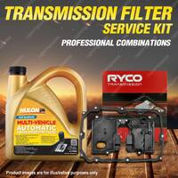 Ryco Transmission Filter + SYN Fluid Kit for Toyota Prado GDJ150R - AC60E/F