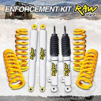 Raw 4x4 40mm Lift Kit Nitro Shocks Coil for Toyota Prado 120 Series REAR AIR