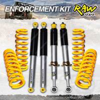 Raw 4x4 40mm Lift Kit Predator Shocks Coil for Toyota Prado 120 Series REAR AIR