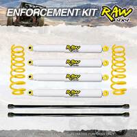 Raw 50mm Lift Kit Nitro Shocks Torsion Bar Coil for Nissan Pathfinder WD21 86-95