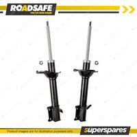 2x Rear Roadsafe STR Sealed Strut Shocks for Subaru Forester SG 2.0L Wagon 01-07