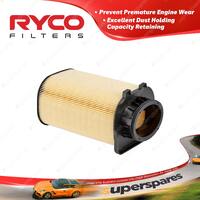 Ryco Air Filter for Abarth 124 Spider 1.4 348 4Cyl RWD Petrol Length 255mm