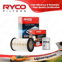 Ryco Oil Air Filter for Ford Courier PE PG PH 4cyl 2.5L Turbo Diesel Radial