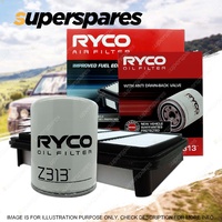 Ryco Oil Air Filter for Mitsubishi Triton MN ML MQ Challenger PB PC 4cyl 2.5L