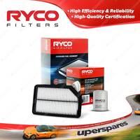 Ryco Oil Air Filter for Honda Jazz GK 4cyl 1.5L Petrol L15Z2 07/2014-On