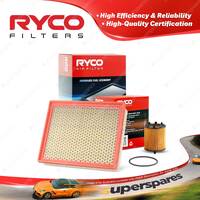 Ryco Oil Air Filter for Saab 9-3 2.0T 110kW 129kW 154kW 155kW 4cyl 2L Petrol