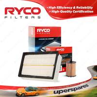 Ryco Oil Air Filter for Volkswagen Transporter Multivan Caravelle Citivan T5