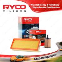 Ryco Oil Air Filter for Audi A4 B8 2.0 TDI Q5 8R 2.0 TDI Qt 4cyl 2L CAGA CAGB