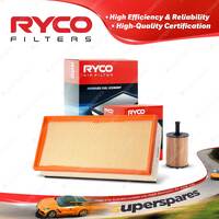 Ryco Oil Air Filter for Volkswagen Touareg 7L 5cyl 2.5L Turbo Diesel BPE 06-2011