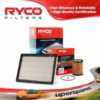 Ryco Oil Air Filter for Jeep Grand Cherokee WH Commander 4Wd XH V6 3L OM642