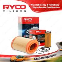 Ryco Oil Air Filter for Alfa Romeo 159 939 5cyl 2.4L 939A3 06/2006-On