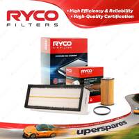 Ryco Oil Air Filter for Audi A4 B7 2.0 TFSI 4cyl 2L Petrol BWE 10/2007-08/2009