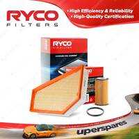 Ryco Oil Air Filter for Volvo V40 V40 5cyl 2L Turbo Diesel D5204TX 02/2013-On